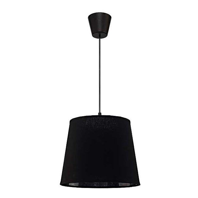 Duolla - Pakabinamas sietynas SOLO 1xE27/40W/230V diametras 24 cm juoda