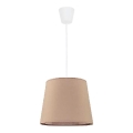 Duolla - Pakabinamas sietynas SOLO 1xE27/40W/230V diametras 24 cm smėlio spalva