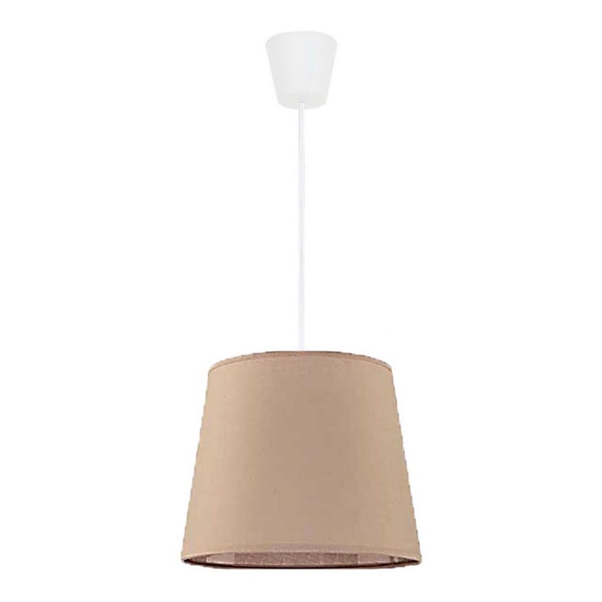 Duolla - Pakabinamas sietynas SOLO 1xE27/40W/230V diametras 24 cm smėlio spalva