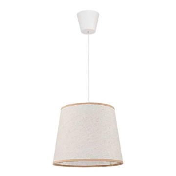 Duolla - Pakabinamas sietynas SOLO 1xE27/40W/230V diametras 24 cm šviesiai smėlinė