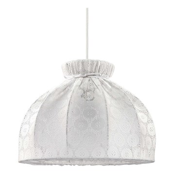 Duolla - Pakabinamas sietynas SYMPHONY 1xE27/40W/230V diametras 38 cm balta