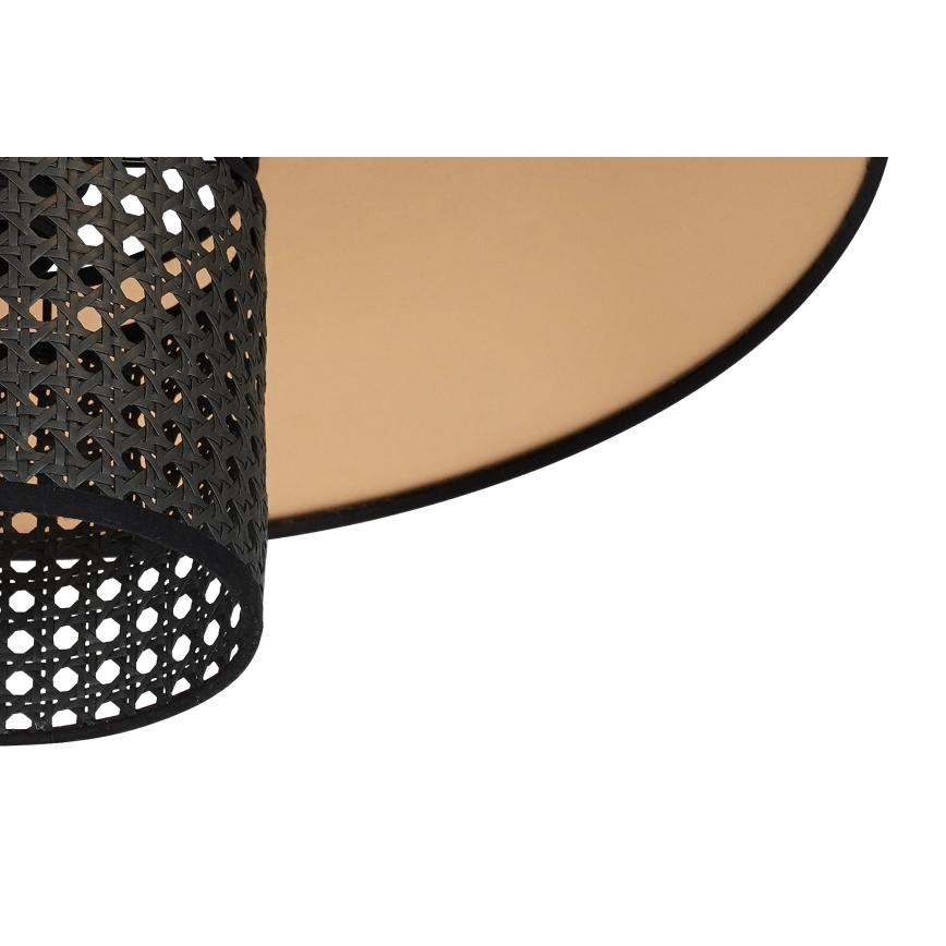 Duolla - Pakabinamas sietynas TOKYO RATTAN 1xE27/15W/230V diametras 50 cm auksas/juoda