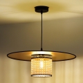 Duolla - Pakabinamas sietynas TOKYO RATTAN 1xE27/15W/230V diametras 50 cm auksas/rotangas