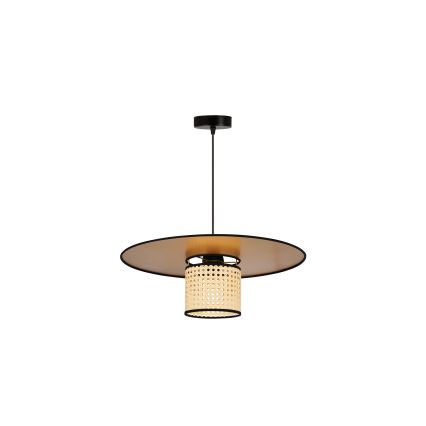 Duolla - Pakabinamas sietynas TOKYO RATTAN 1xE27/15W/230V diametras 50 cm auksas/rotangas