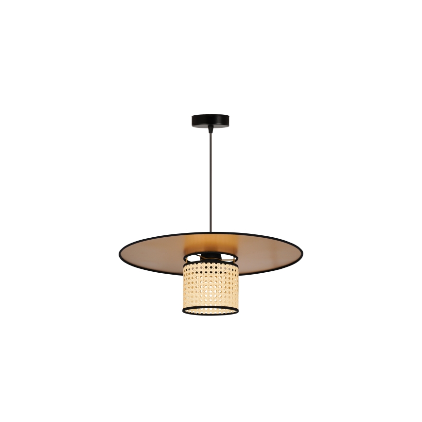 Duolla - Pakabinamas sietynas TOKYO RATTAN 1xE27/15W/230V diametras 50 cm auksas/rotangas