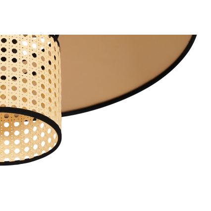 Duolla - Pakabinamas sietynas TOKYO RATTAN 1xE27/15W/230V diametras 50 cm auksas/rotangas
