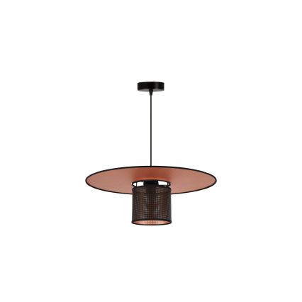 Duolla - Pakabinamas sietynas TOKYO SHINY 1xE27/15W/230V diametras 50 cm juoda/varis