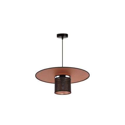 Duolla - Pakabinamas sietynas TOKYO SHINY 1xE27/15W/230V diametras 50 cm juoda/varis