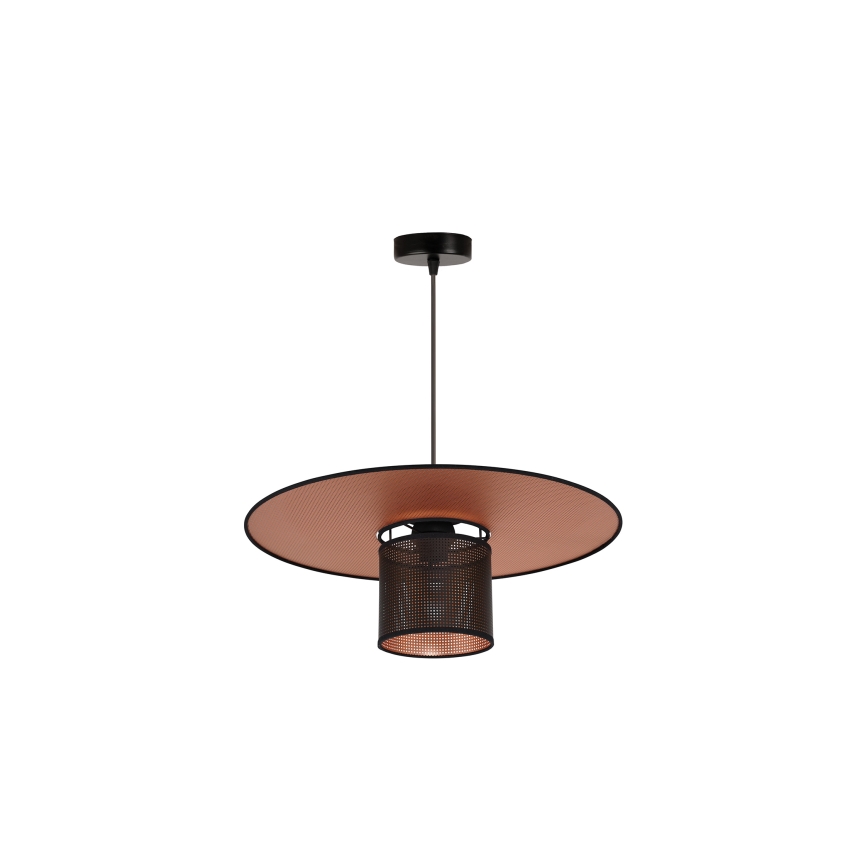 Duolla - Pakabinamas sietynas TOKYO SHINY 1xE27/15W/230V diametras 50 cm juoda/varis