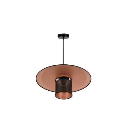Duolla - Pakabinamas sietynas TOKYO SHINY 1xE27/15W/230V diametras 50 cm juoda/varis