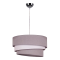 Duolla - Pakabinamas sietynas TRIO 1xE27/40W/230V diametras 45 cm pilka/balta