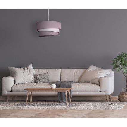 Duolla - Pakabinamas sietynas TRIO 1xE27/40W/230V diametras 45 cm pilka/balta