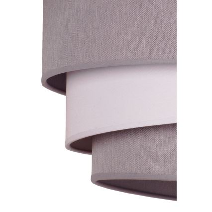 Duolla - Pakabinamas sietynas TRIO 1xE27/40W/230V diametras 45 cm pilka/balta