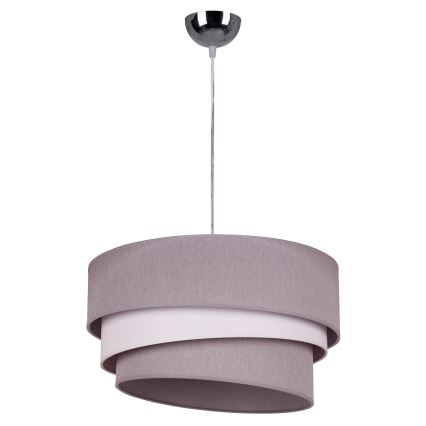 Duolla - Pakabinamas sietynas TRIO 1xE27/40W/230V diametras 45 cm pilka/balta