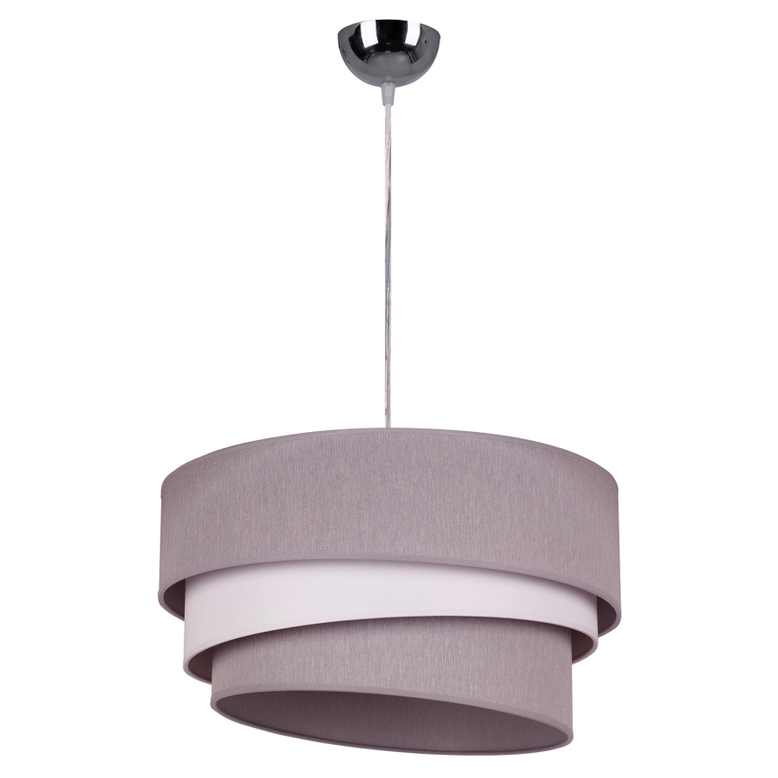 Duolla - Pakabinamas sietynas TRIO 1xE27/40W/230V diametras 45 cm pilka/balta