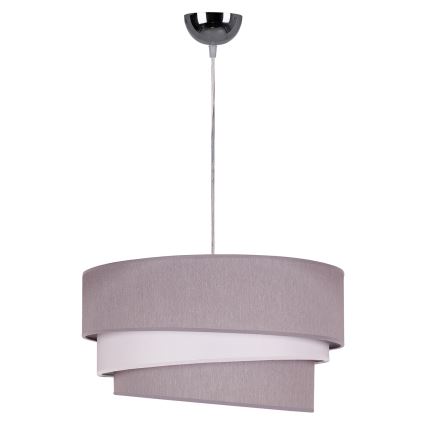 Duolla - Pakabinamas sietynas TRIO 1xE27/40W/230V diametras 45 cm pilka/balta