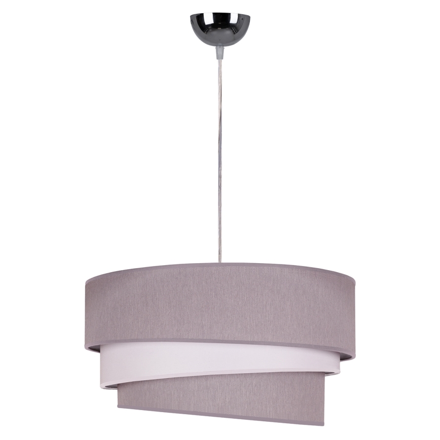 Duolla - Pakabinamas sietynas TRIO 1xE27/40W/230V diametras 45 cm pilka/balta