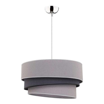Duolla - Pakabinamas sietynas TRIO 1xE27/40W/230V diametras 45 cm pilka/juoda
