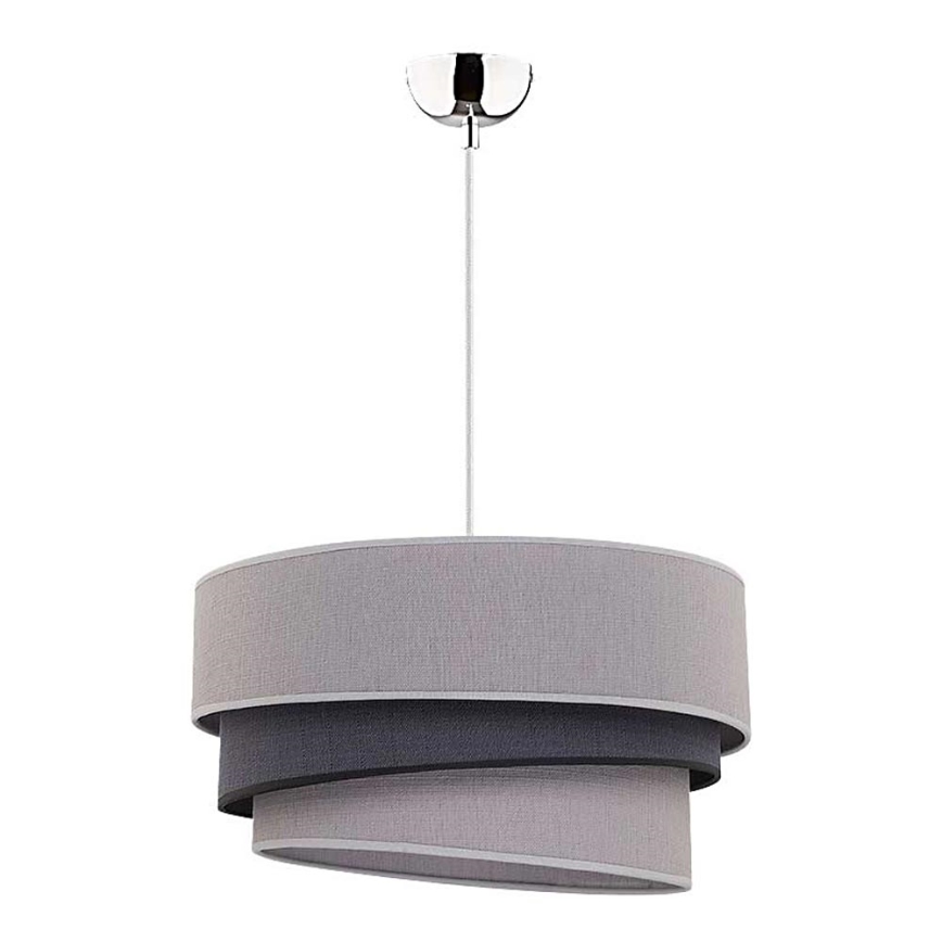 Duolla - Pakabinamas sietynas TRIO 1xE27/40W/230V diametras 45 cm pilka/juoda