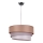Duolla - Pakabinamas sietynas TRIO 1xE27/40W/230V diametras 45 cm ruda/pilka/sidabras