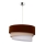 Duolla - Pakabinamas sietynas TRIO 1xE27/40W/230V diametras 45 cm ruda/smėlio spalva/balta
