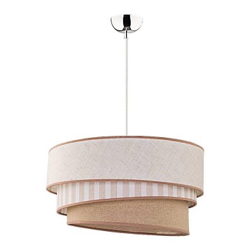 Duolla - Pakabinamas sietynas TRIO 1xE27/40W/230V diametras 45 cm smėlio spalva/ruda