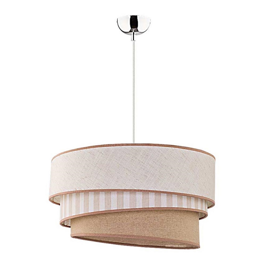 Duolla - Pakabinamas sietynas TRIO 1xE27/40W/230V diametras 45 cm smėlio spalva/ruda