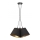Duolla - Pakabinamas sietynas TWIGGY 3xE27/40W/230V diametras 45 cm juoda