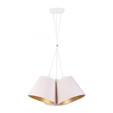 Duolla - Pakabinamas sietynas TWIGGY 3xE27/40W/230V diametras 60 cm balta