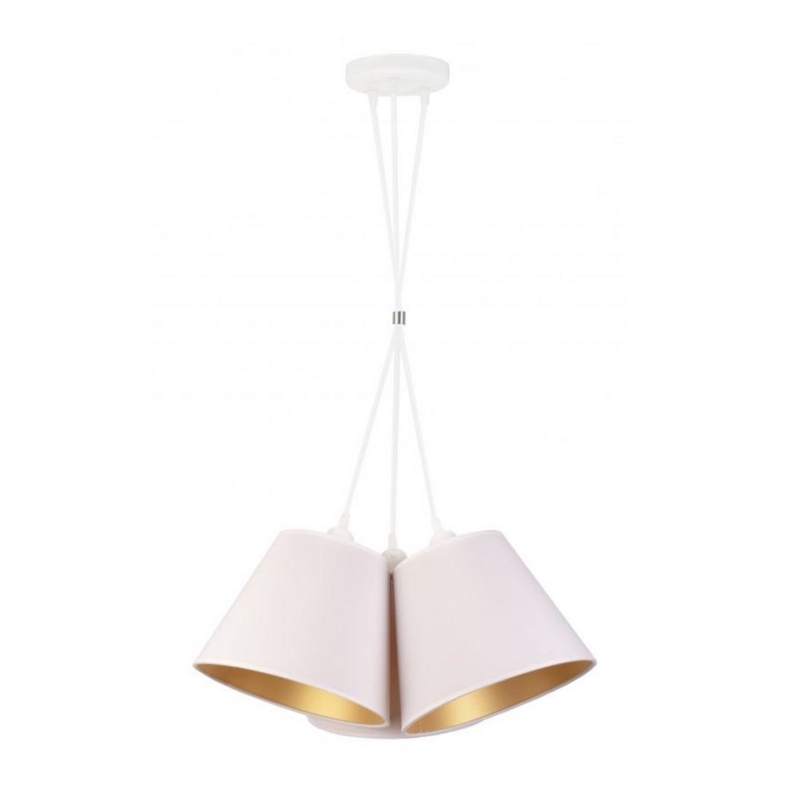 Duolla - Pakabinamas sietynas TWIGGY 3xE27/40W/230V diametras 60 cm balta