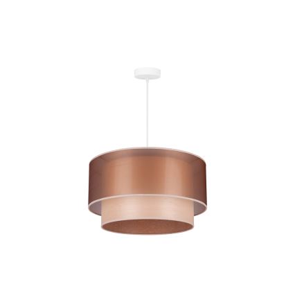 Duolla - Pakabinamas sietynas WOOD BOHO 1xE27/15W/230V diametras 45 cm varis/smėlio spalva