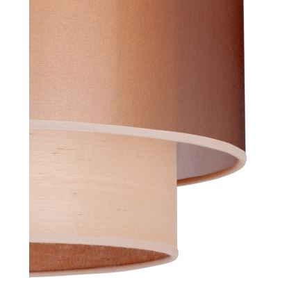 Duolla - Pakabinamas sietynas WOOD BOHO 1xE27/15W/230V diametras 45 cm varis/smėlio spalva