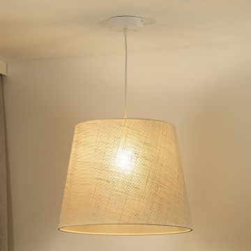 Duolla - Pakabinamas sietynas YUTE 1xE27/15W/230V diametras 38 cm pilka