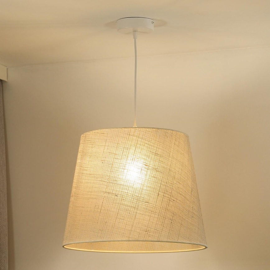 Duolla - Pakabinamas sietynas YUTE 1xE27/15W/230V diametras 38 cm pilka