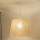 Duolla - Pakabinamas sietynas YUTE 1xE27/15W/230V diametras 38 cm pilka