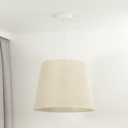 Duolla - Pakabinamas sietynas YUTE 1xE27/15W/230V diametras 38 cm pilka