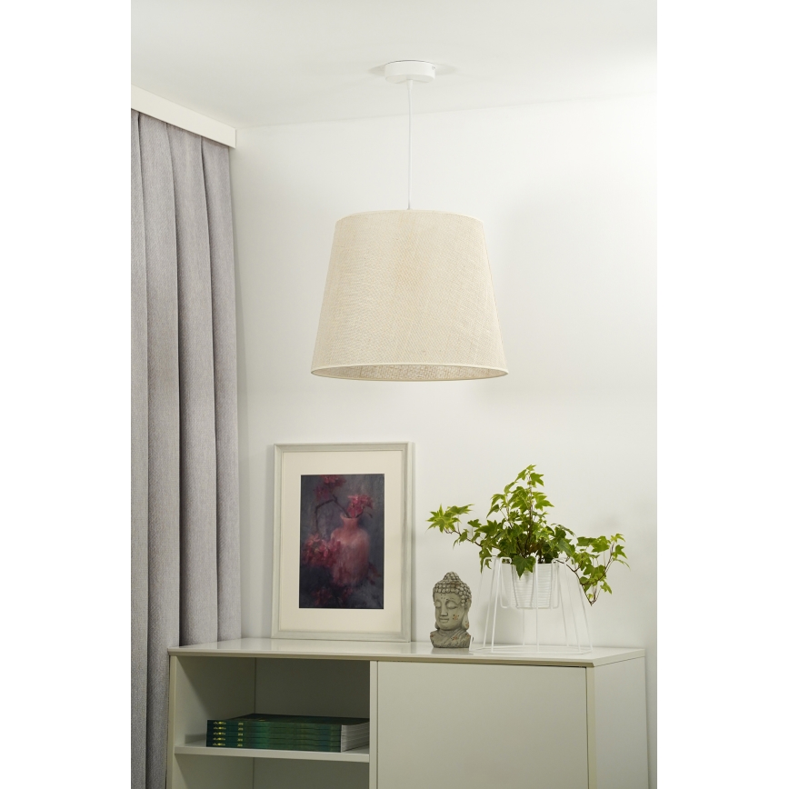 Duolla - Pakabinamas sietynas YUTE 1xE27/15W/230V diametras 38 cm pilka