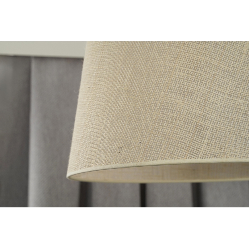 Duolla - Pakabinamas sietynas YUTE 1xE27/15W/230V diametras 38 cm pilka