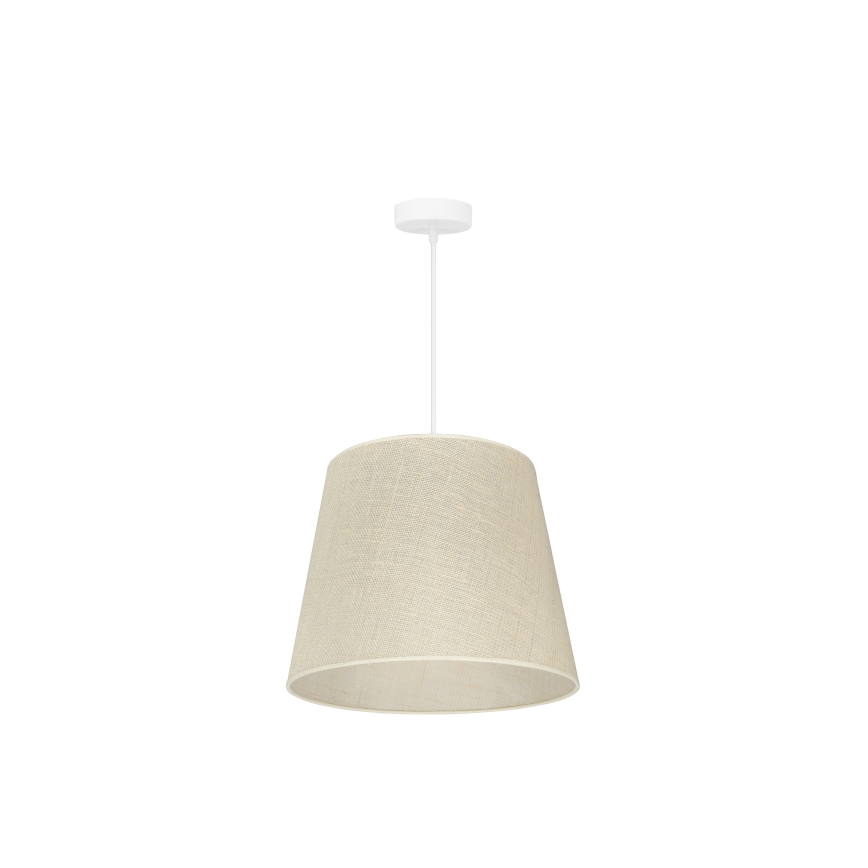 Duolla - Pakabinamas sietynas YUTE 1xE27/15W/230V diametras 38 cm pilka