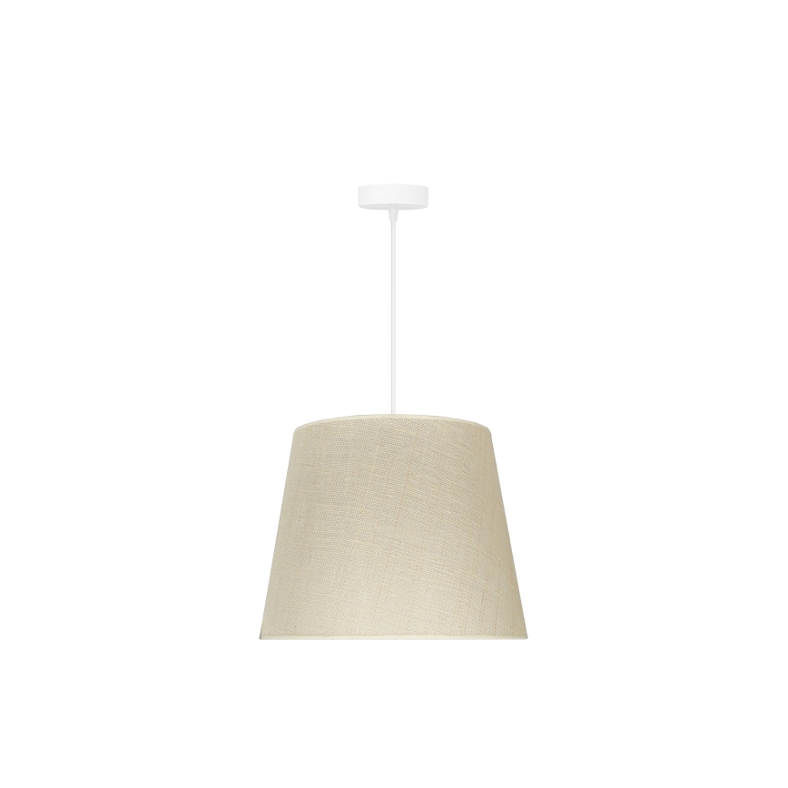 Duolla - Pakabinamas sietynas YUTE 1xE27/15W/230V diametras 38 cm pilka