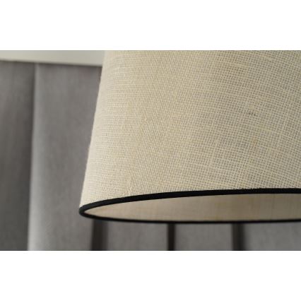 Duolla - Pakabinamas sietynas YUTE 1xE27/15W/230V diametras 38 cm pilka/juoda