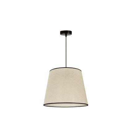 Duolla - Pakabinamas sietynas YUTE 1xE27/15W/230V diametras 38 cm pilka/juoda