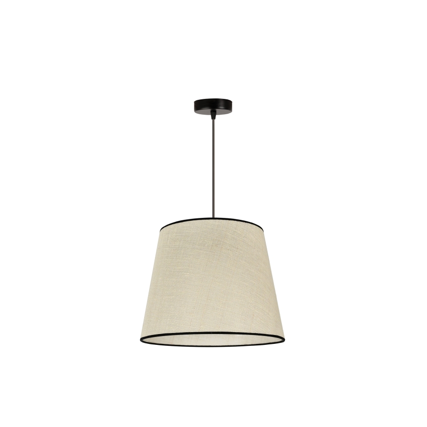 Duolla - Pakabinamas sietynas YUTE 1xE27/15W/230V diametras 38 cm pilka/juoda