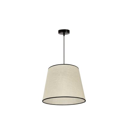 Duolla - Pakabinamas sietynas YUTE 1xE27/15W/230V diametras 38 cm pilka/juoda