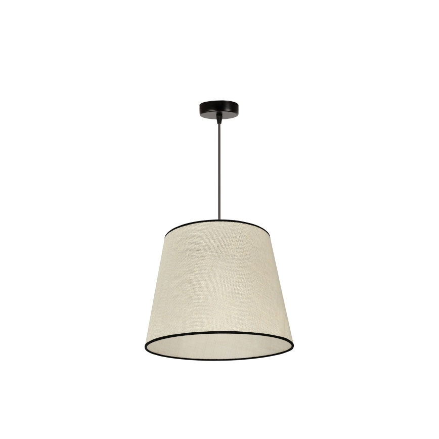 Duolla - Pakabinamas sietynas YUTE 1xE27/15W/230V diametras 38 cm pilka/juoda