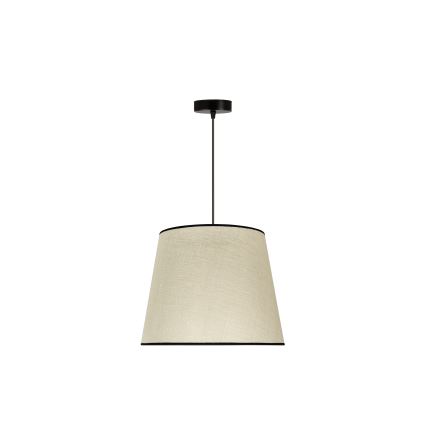 Duolla - Pakabinamas sietynas YUTE 1xE27/15W/230V diametras 38 cm pilka/juoda