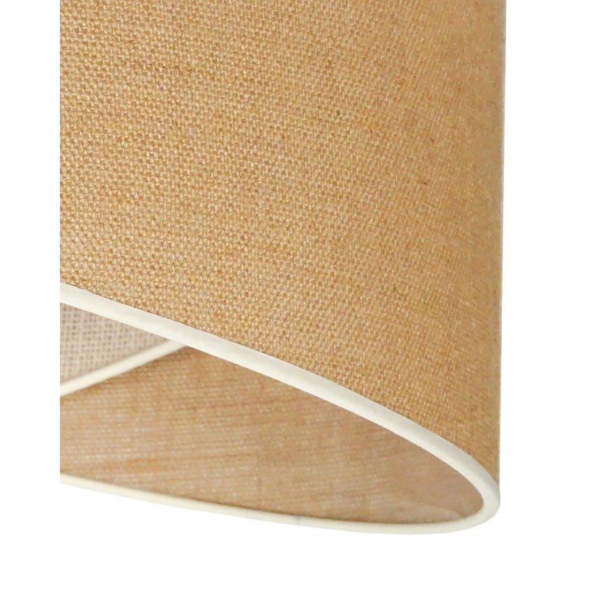 Duolla - Pakabinamas sietynas YUTE CELLO 1xE27/15W/230V diametras 45 cm ruda/pilka