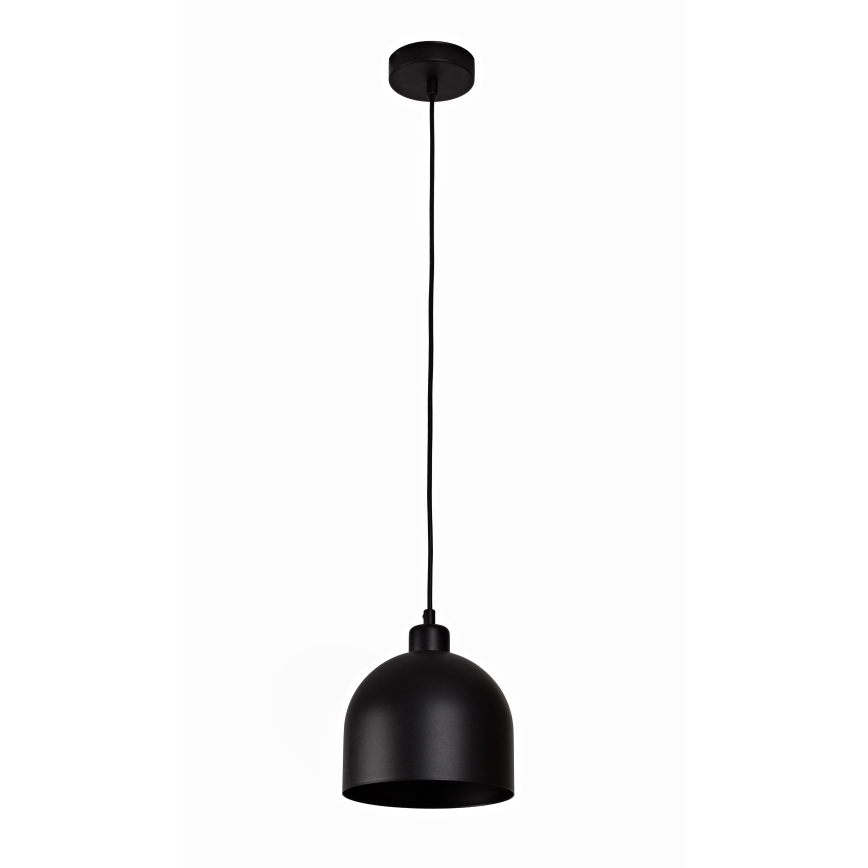 Duolla - Pakabinamas šviestuvas ant laido IRONLINE 1xE27/15W/230V skersmuo 17 cm juodas