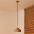 Duolla - Pakabinamas šviestuvas ant laido IRONLINE 1xE27/15W/230V Ø 27 cm smėlio/vario