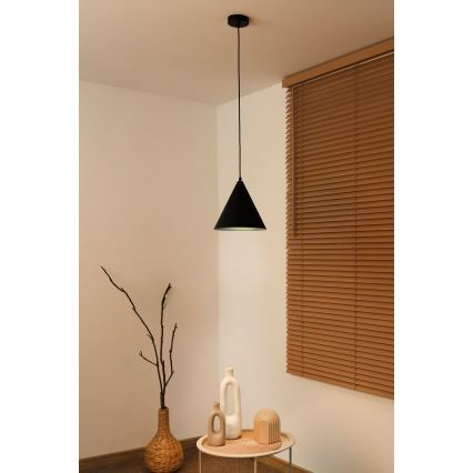 Duolla - Pakabinamas šviestuvas ant laido IRONLINE 1xG9/3W/230V Ø 25 cm juodas